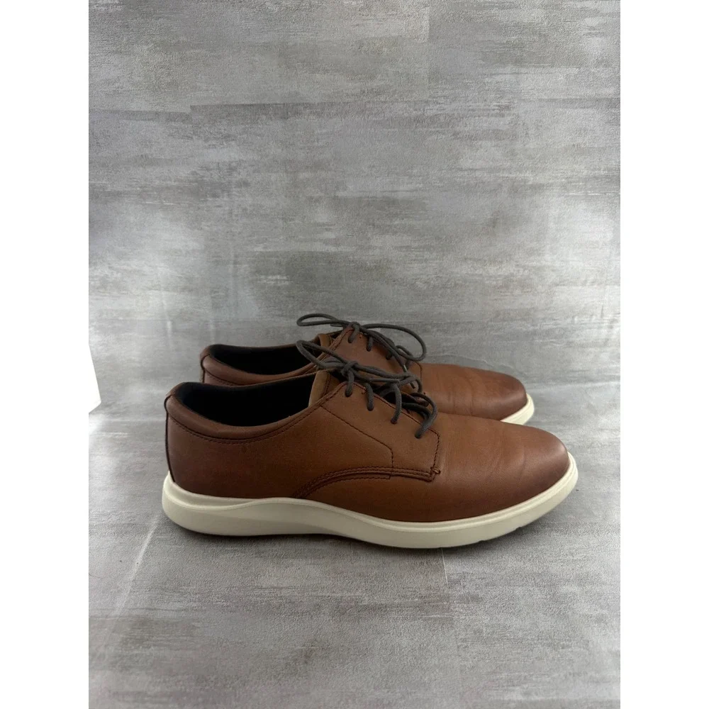 Cole Haan GrandOS Men Sz 8M British Tan Leather Oxford Hybrid Shoes C28728